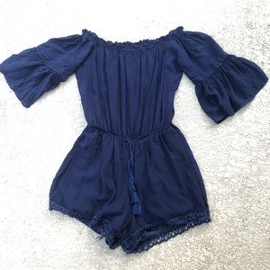 Off the shoulder romper